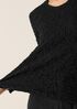 Bubble Jacquard Round Neck Top