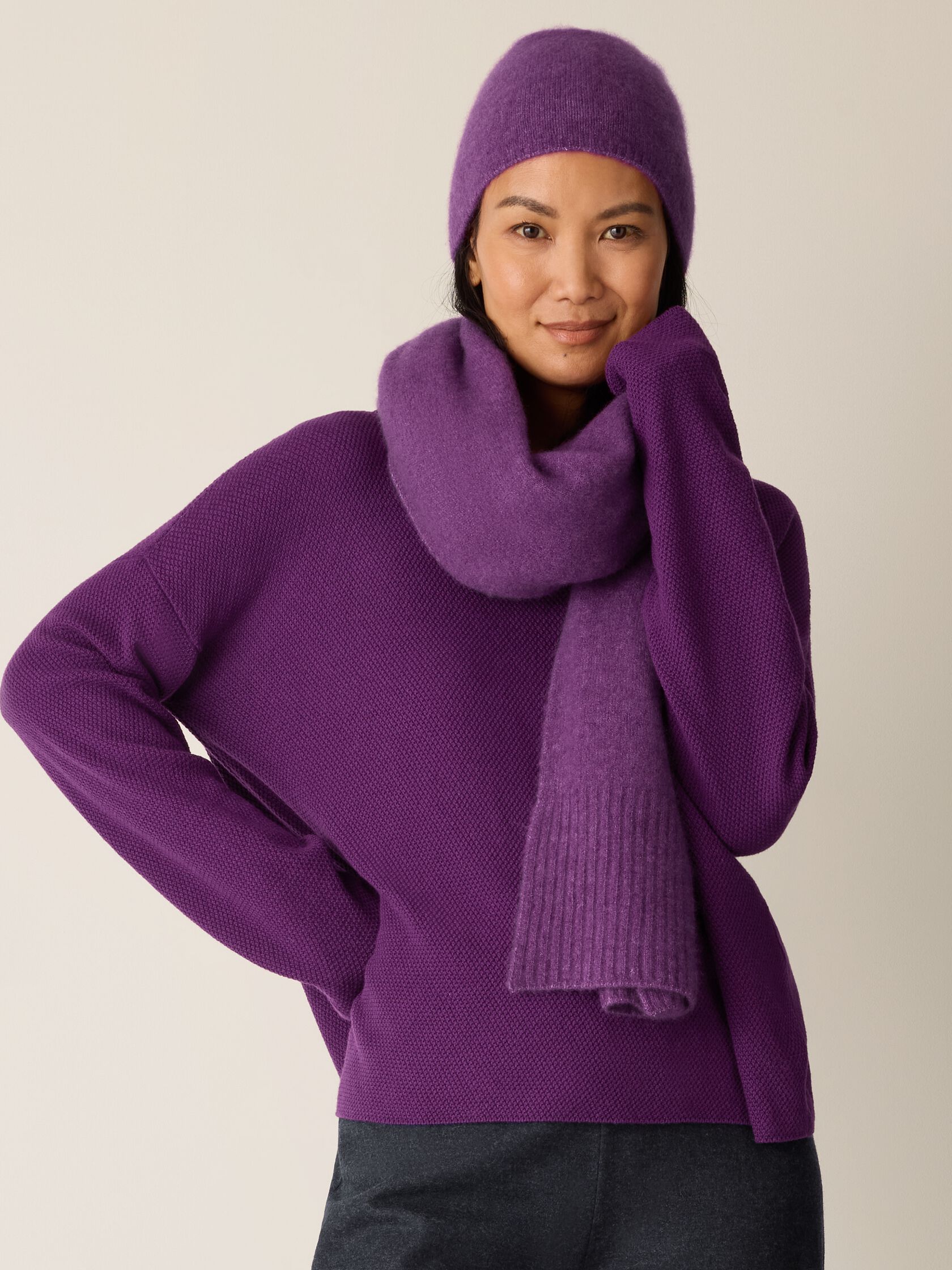 Cashmere Silk Boucle Bliss Scarf