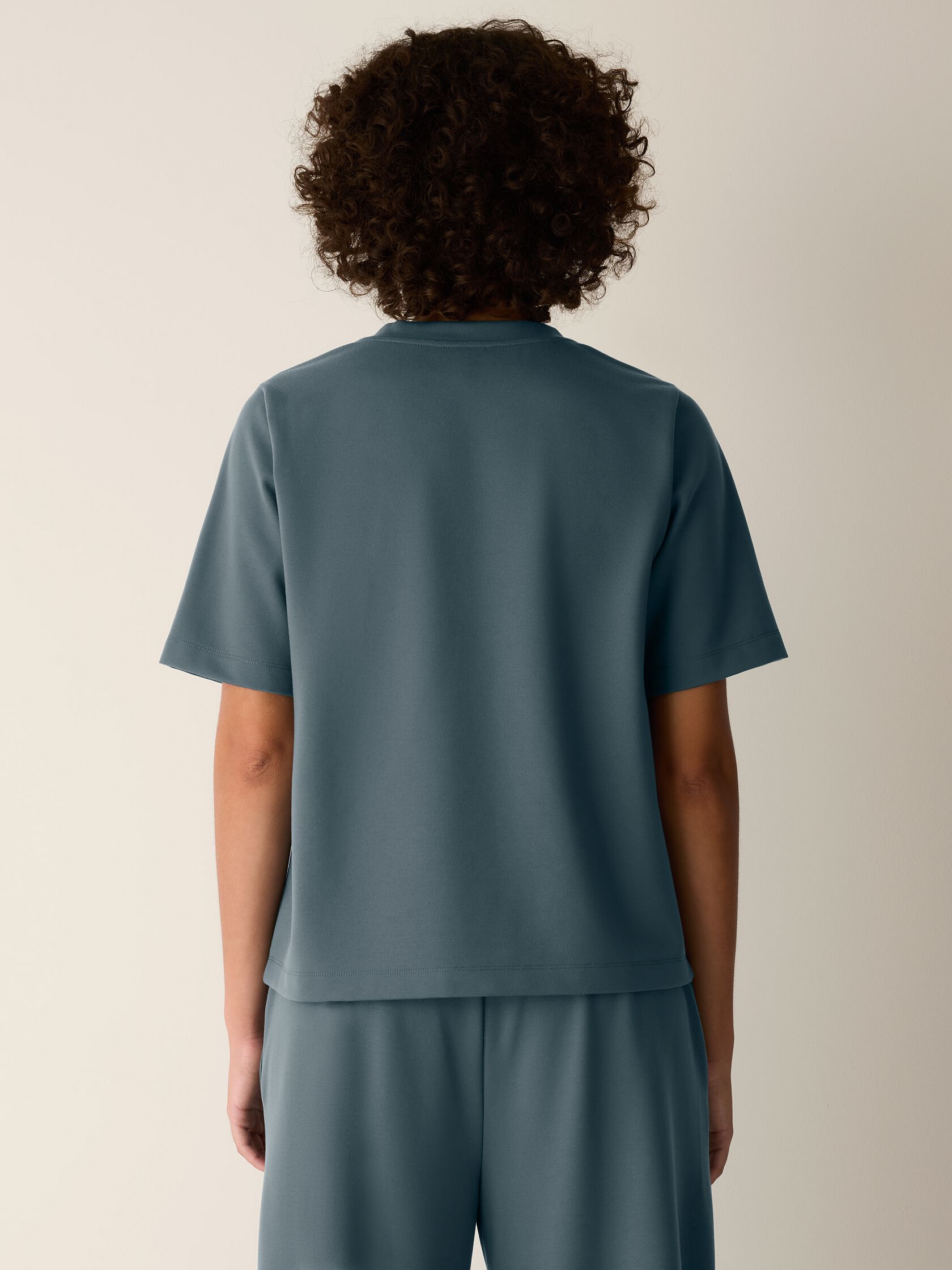 Lightweight Ponte Crew Neck Tee