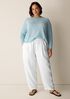 Organic Linen Pleated Lantern Pant