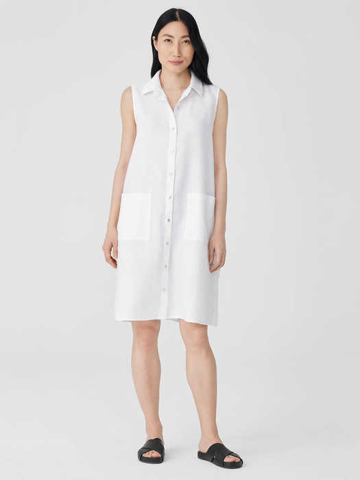 Organic Linen Sleeveless Dress