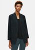 Tweedy Cotton Slub Long Jacket