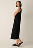 Stretch Jersey Knit Round Neck Dress