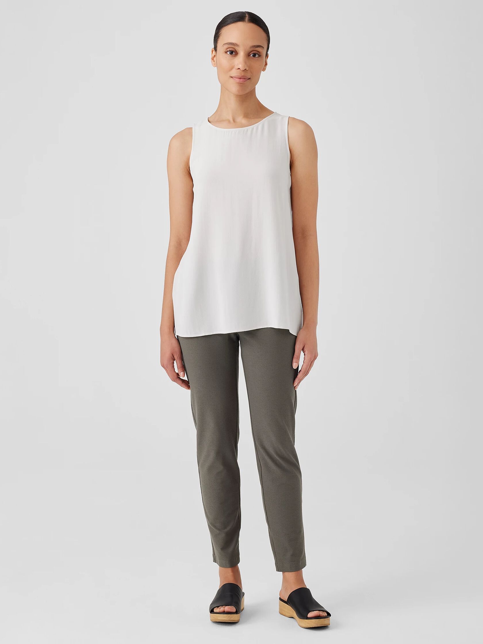 Washable Stretch Crepe Pant