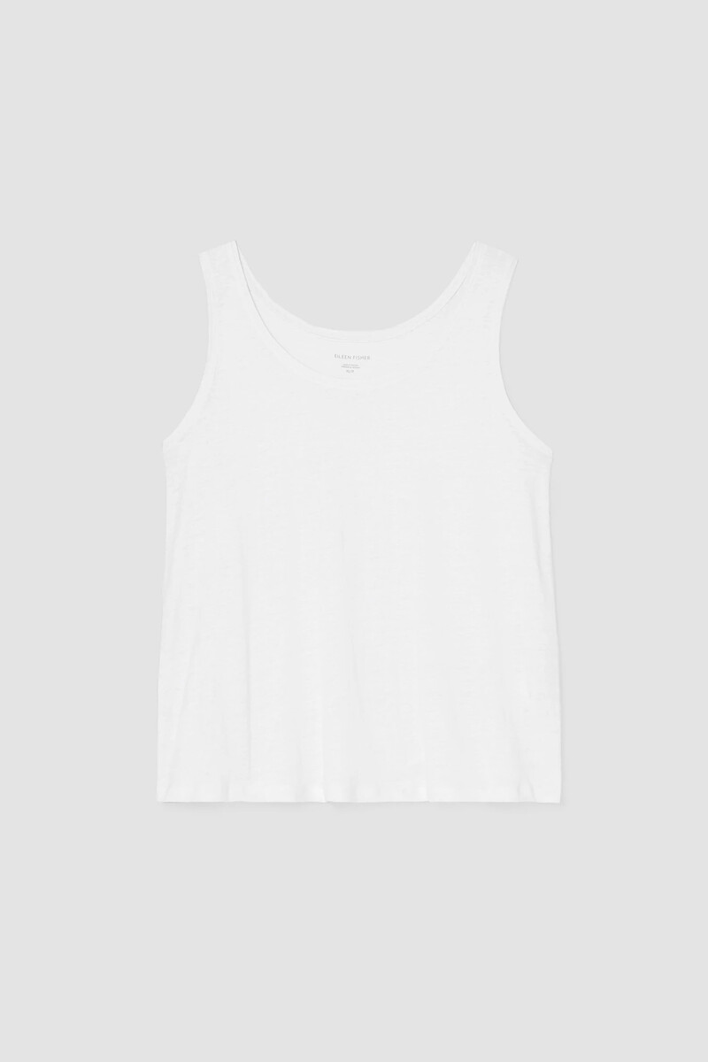 Organic Linen Jersey Scoop Neck Tank Organic Linen Jersey Scoop Neck Tank