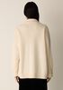 Cashmere Fluff High Collar Cardigan