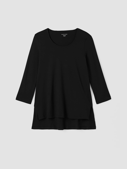 Organic Cotton Interlock Long Sleep Top