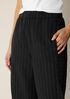 Cotton Blend Stripe Stitch Lantern Pant