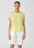 Organic Linen Jersey Crew Neck Tee
