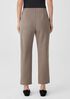 Cotton Blend Ponte Pant with Slits