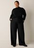 Stretch Silk Jersey Turtleneck Top