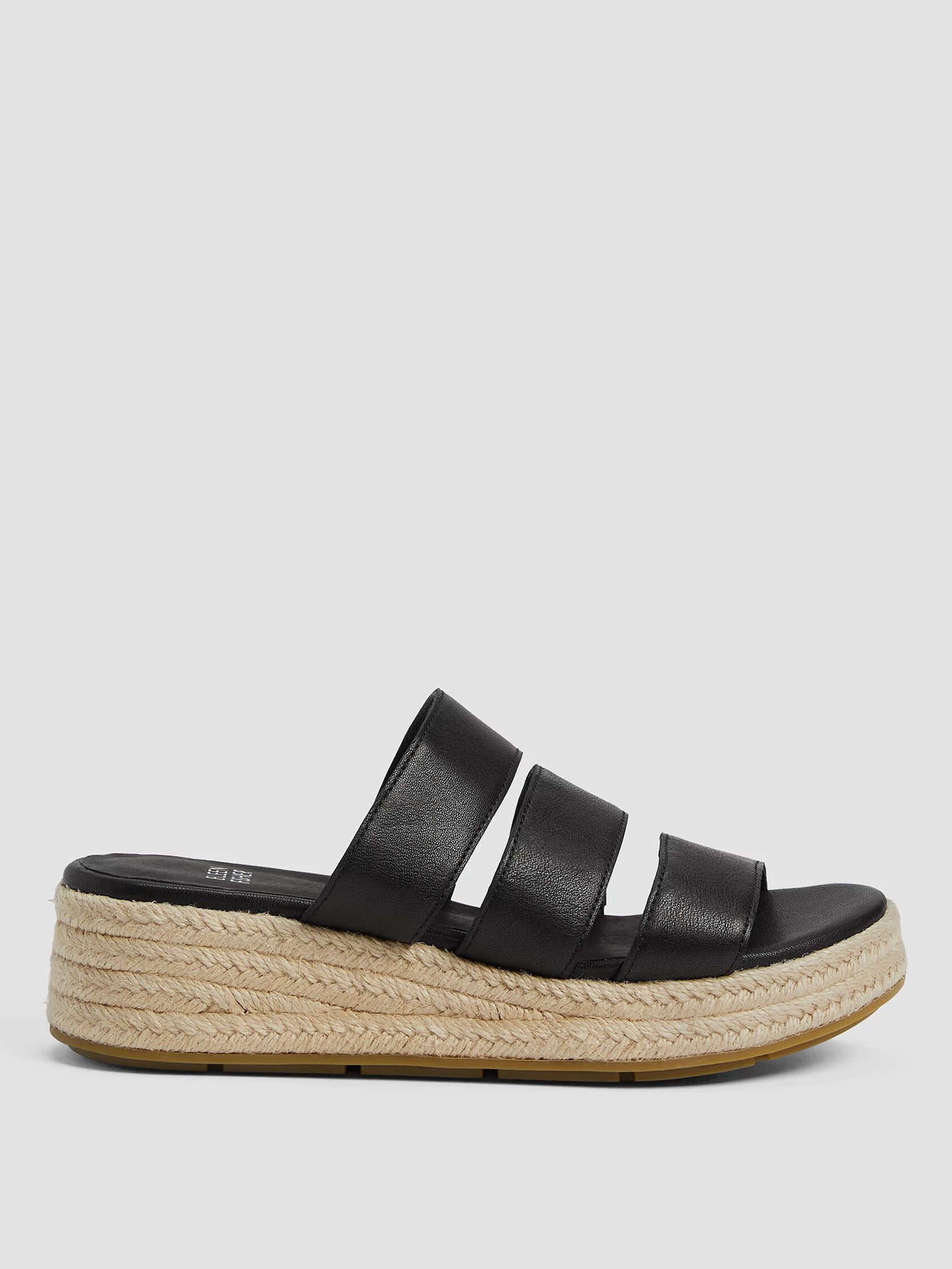 Mayla Tumbled Leather Espadrille