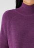 Merino Cropped Turtleneck Top in Regenerative Wool