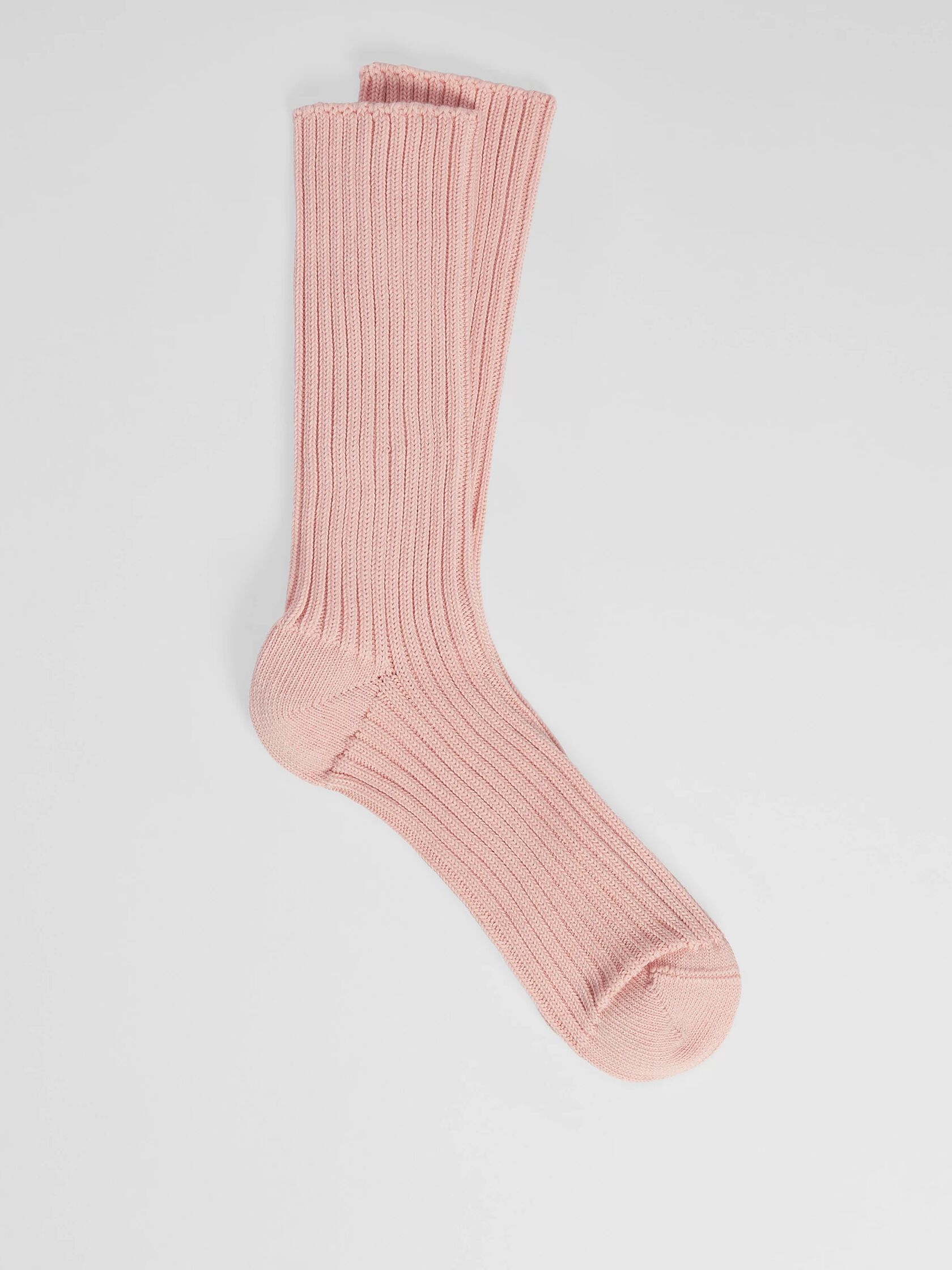 Organic Cotton Ribbed Trouser Sock