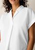 Organic Cotton Poplin Notch Collar Shirt