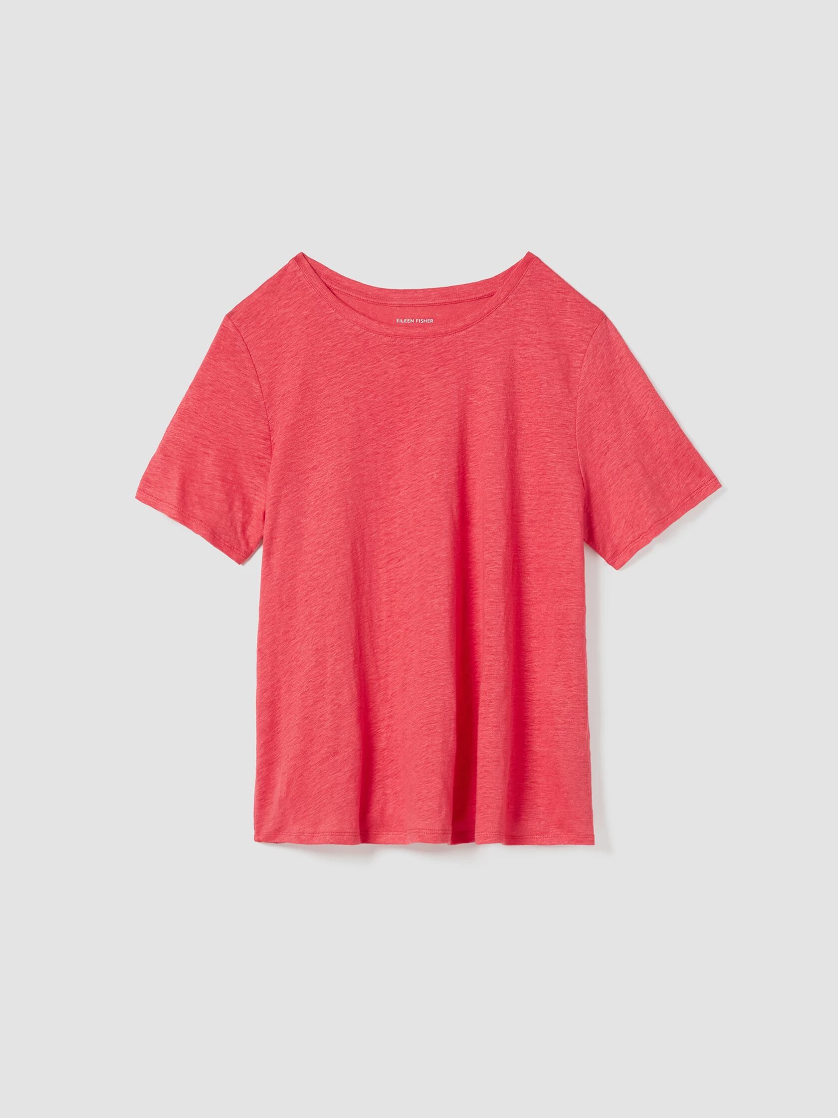 Organic Linen Jersey Crew Neck Tee