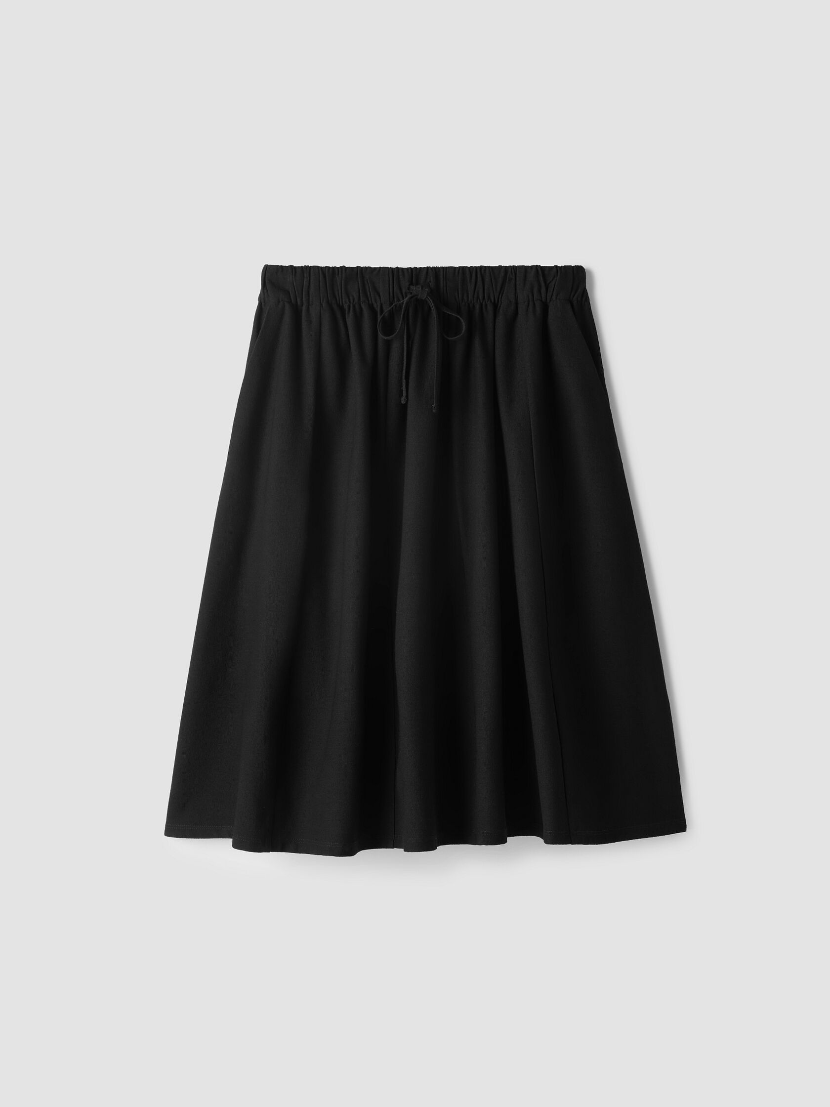 Resewn Washable Stretch Crepe A-Line Skirt