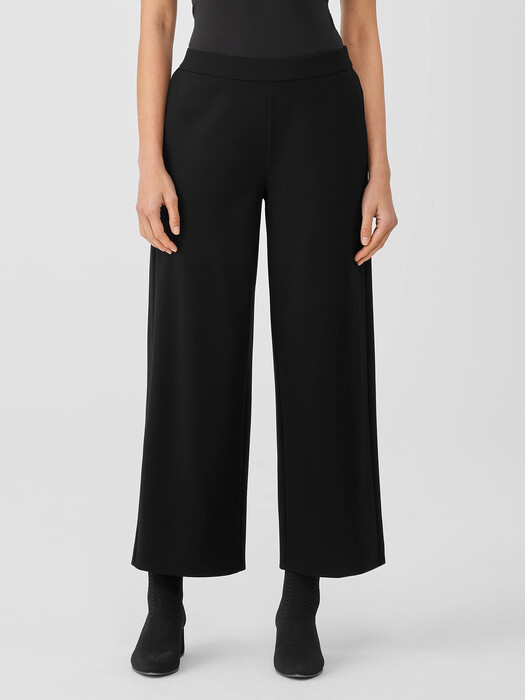 Washable Flex Ponte Wide-Leg Pant
