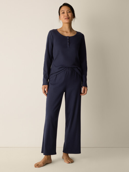 Organic Cotton Rib Sleep Set