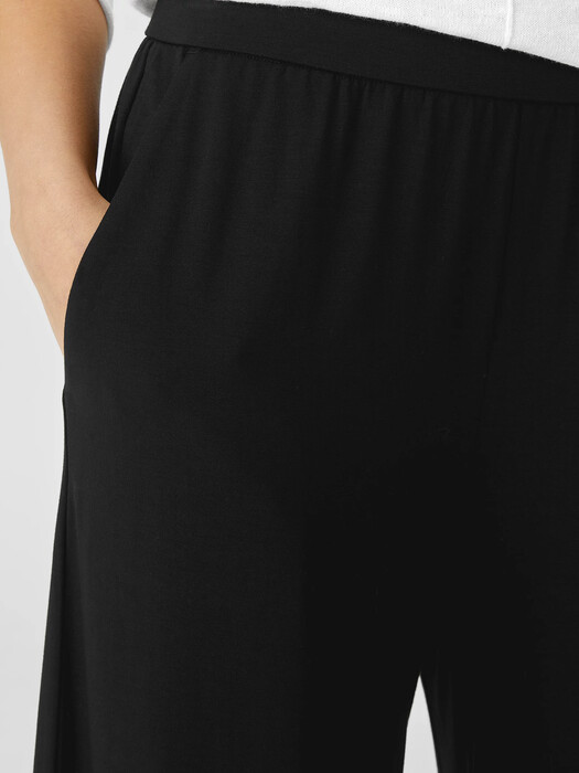 Fine Jersey Wide-Leg Pant
