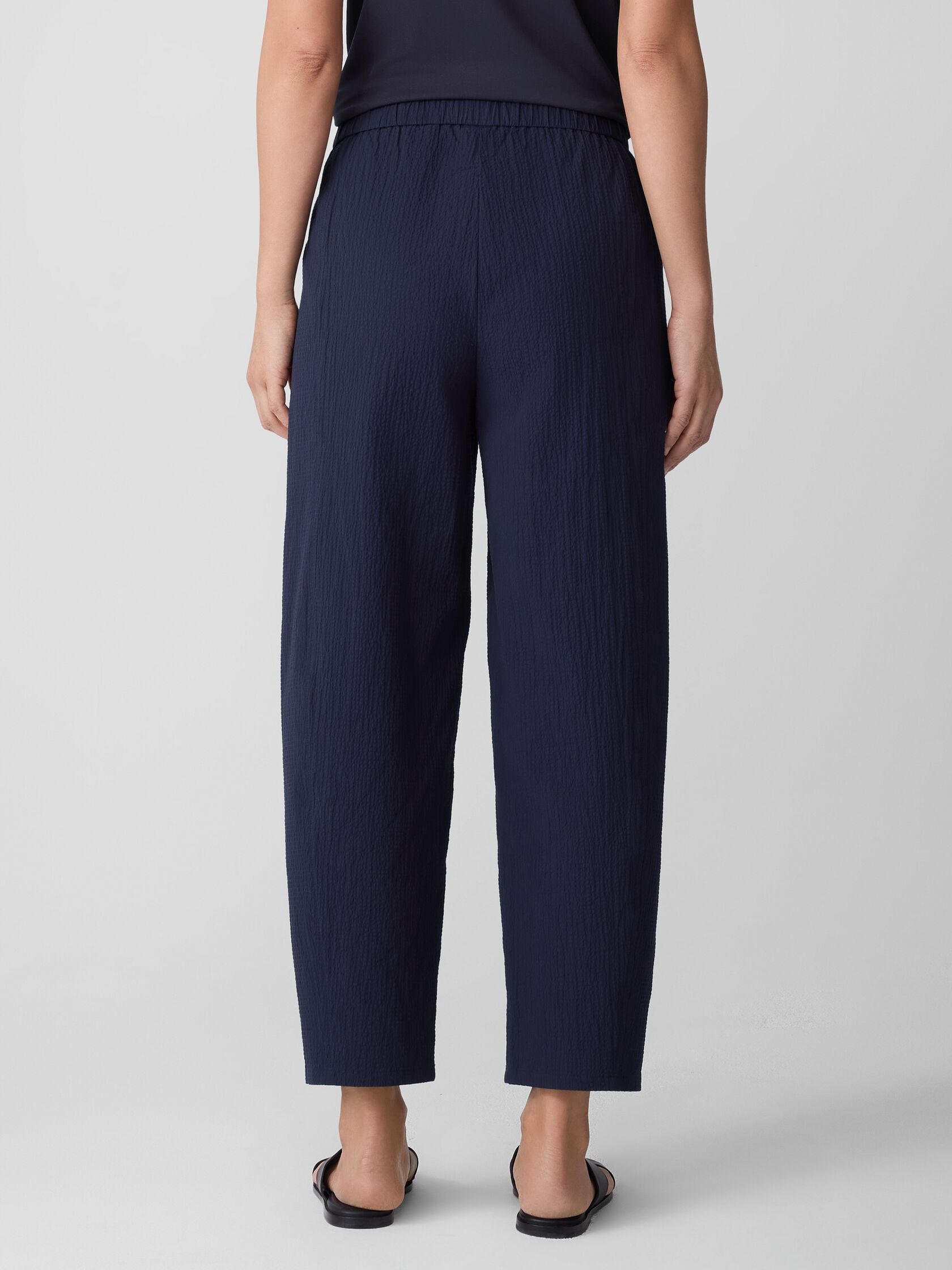 Organic Cotton Pucker Lantern Pant