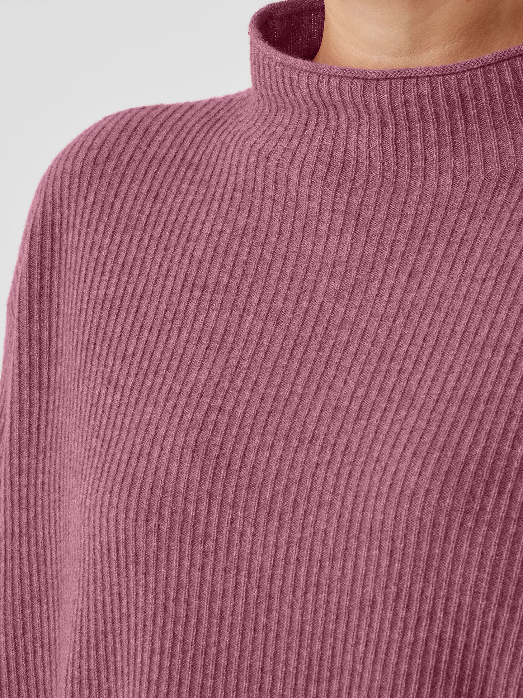 Italian Cashmere Funnel Neck Top
