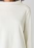 Garment-Dyed Terry Funnel Neck Top