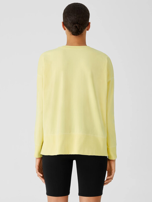 Pima Cotton Stretch Jersey Box-Top