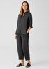 Washed Organic Linen Delave Classic Collar Shirt