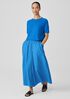 Organic Linen Cotton Jewel Neck Top