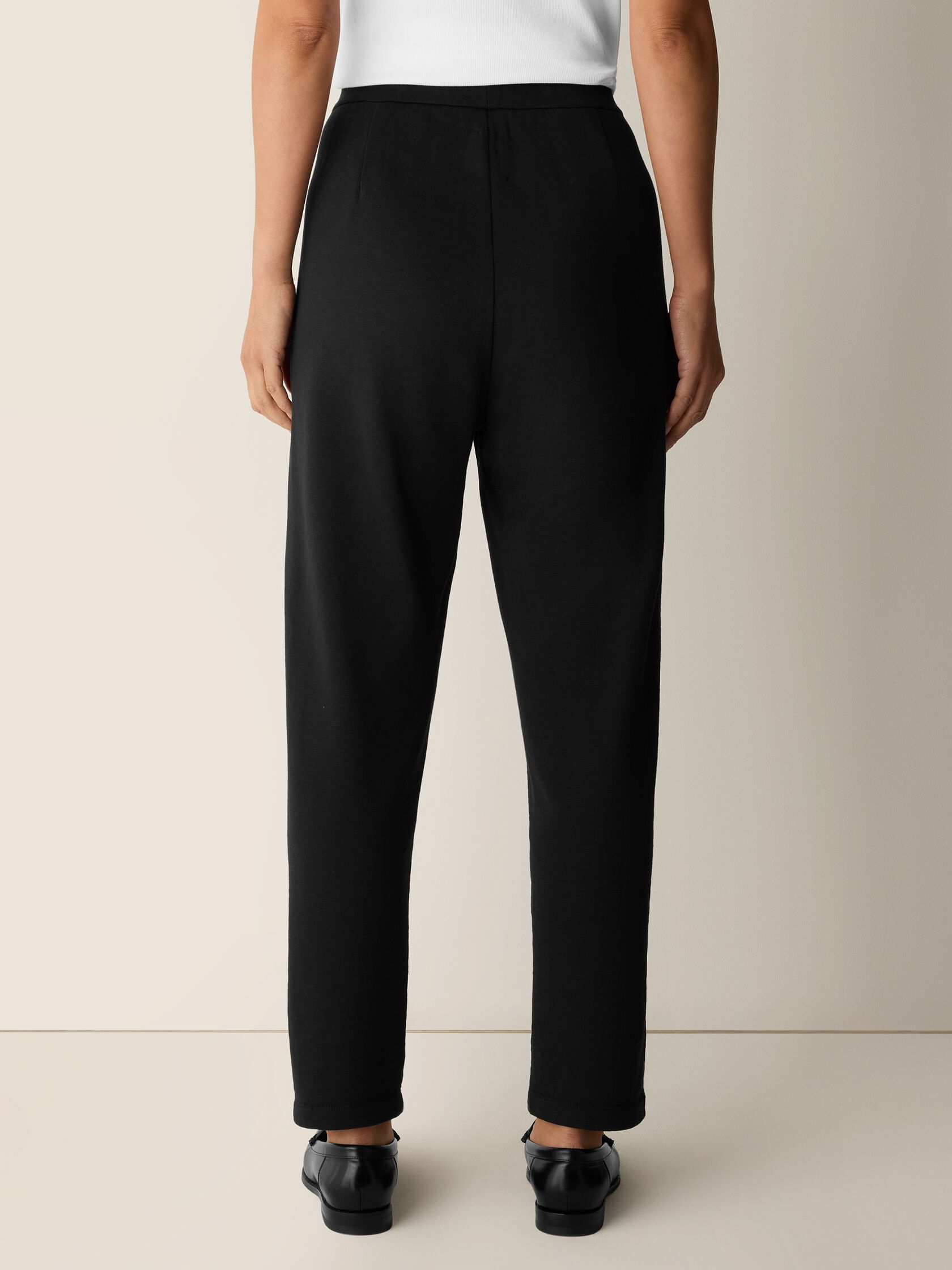 Garment-Dyed Organic Cotton Terry Slouchy Pant
