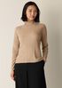 Superfine Merino Turtleneck Top in Regenerative Wool