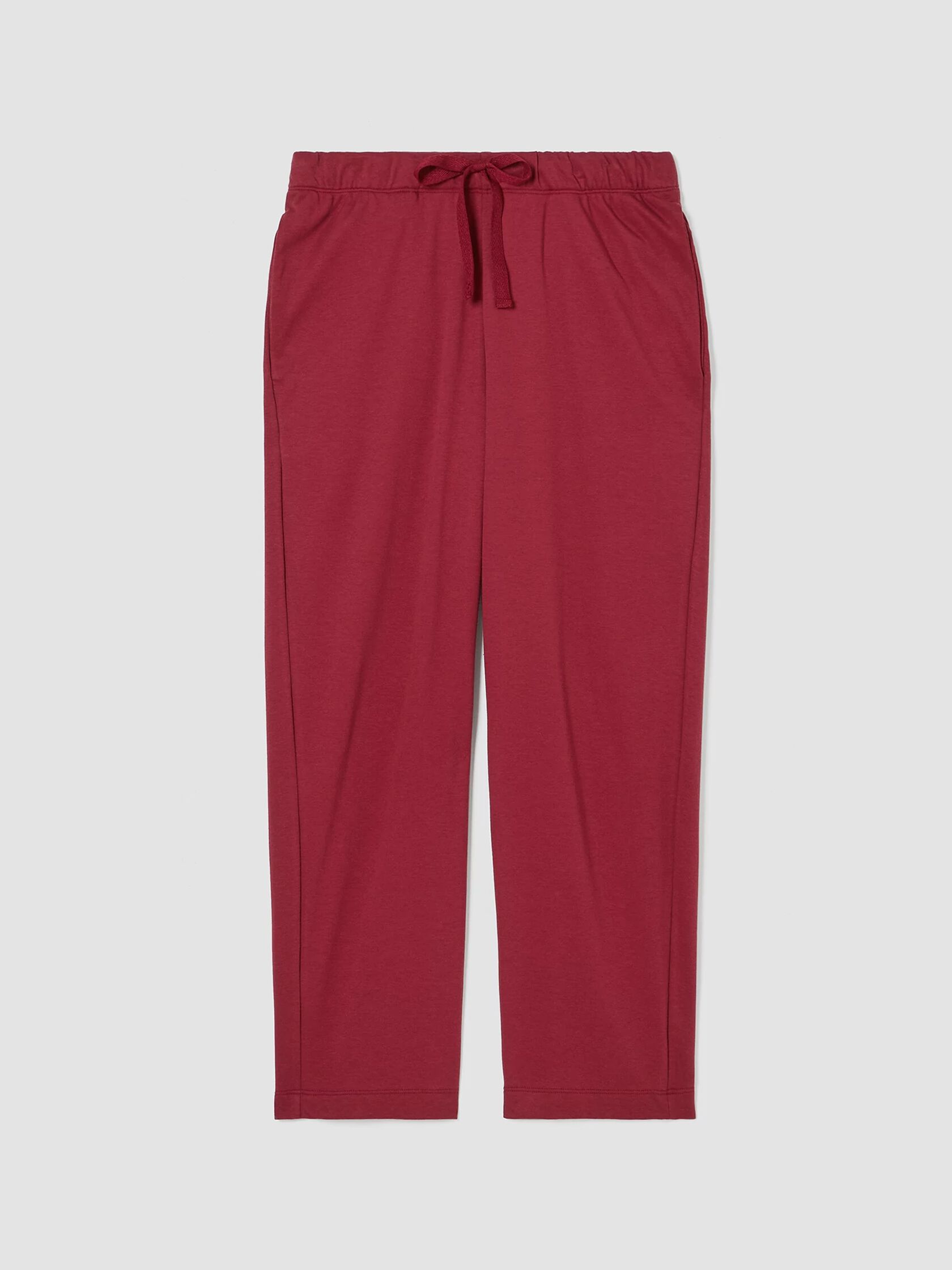 Cozy Organic Cotton Interlock Slouchy Pant