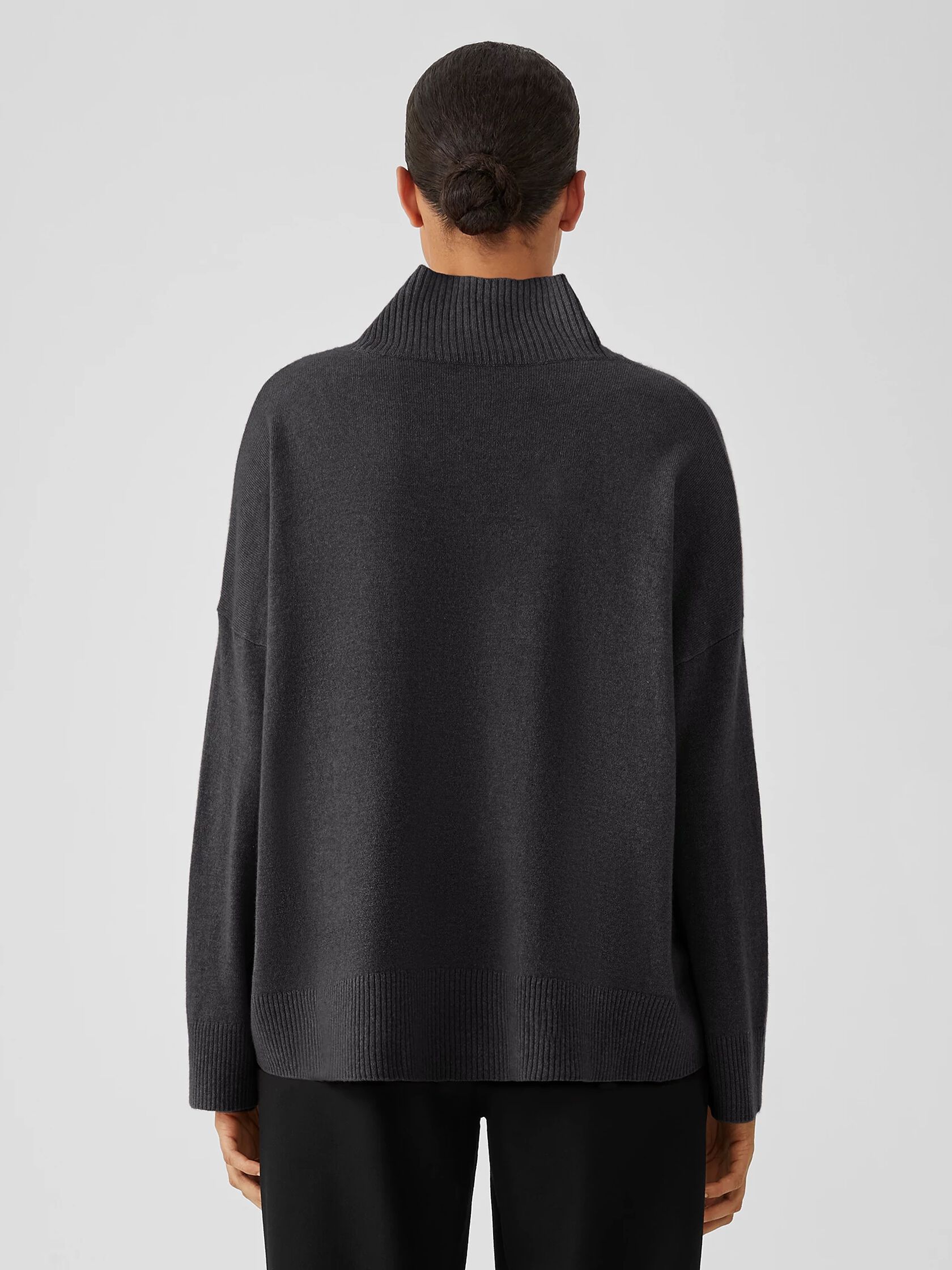 Italian Cashmere Turtleneck Top