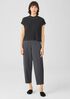 Organic Cotton Ponte Lantern Pant