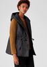Eggshell Recycled Nylon Hooded Vest