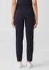 Pima Cotton Stretch Jersey High-Waisted Pant
