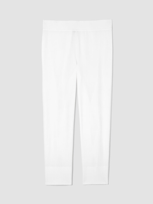 Washable Stretch Crepe Slim Pant