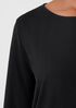 Cozy Organic Cotton Interlock Jewel Neck Top