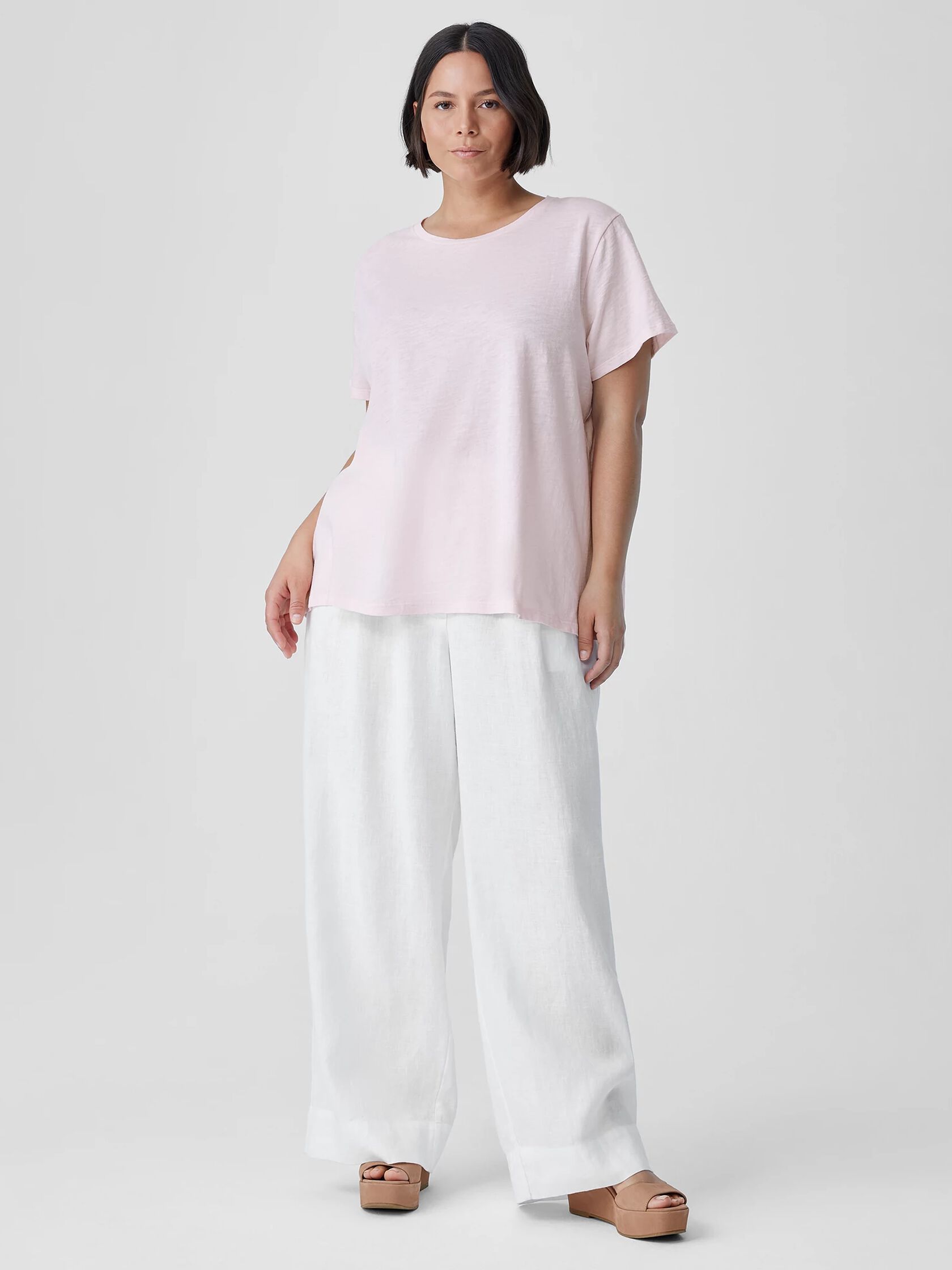 Organic Cotton Slubby Jersey Tee