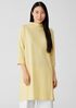 Washable Stretch Rib Funnel Neck Dress