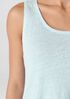 Organic Linen Jersey Scoop Neck Tank