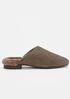 Gwen Tumbled Nubuck Mule