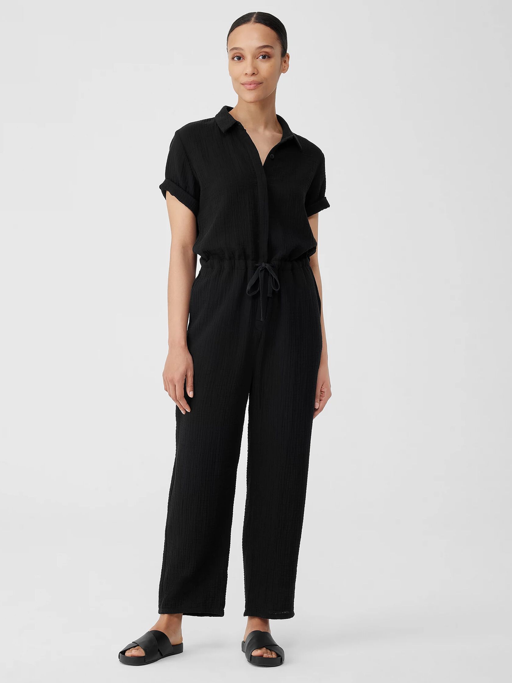 Organic Cotton Gauze Jumpsuit