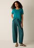 Organic Linen Jersey Crew Neck Tee