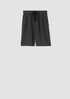 Puckered Organic Linen Shorts