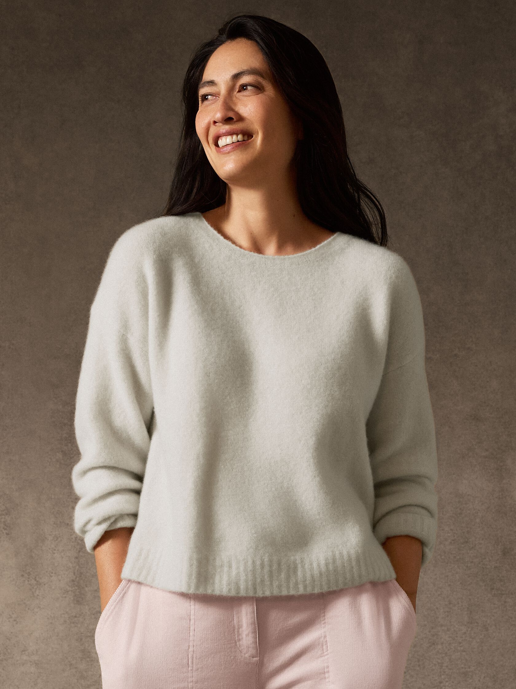 Cashmere Silk Bliss Crew Neck Top
