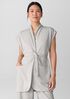 Washable Flex Ponte High Collar Vest