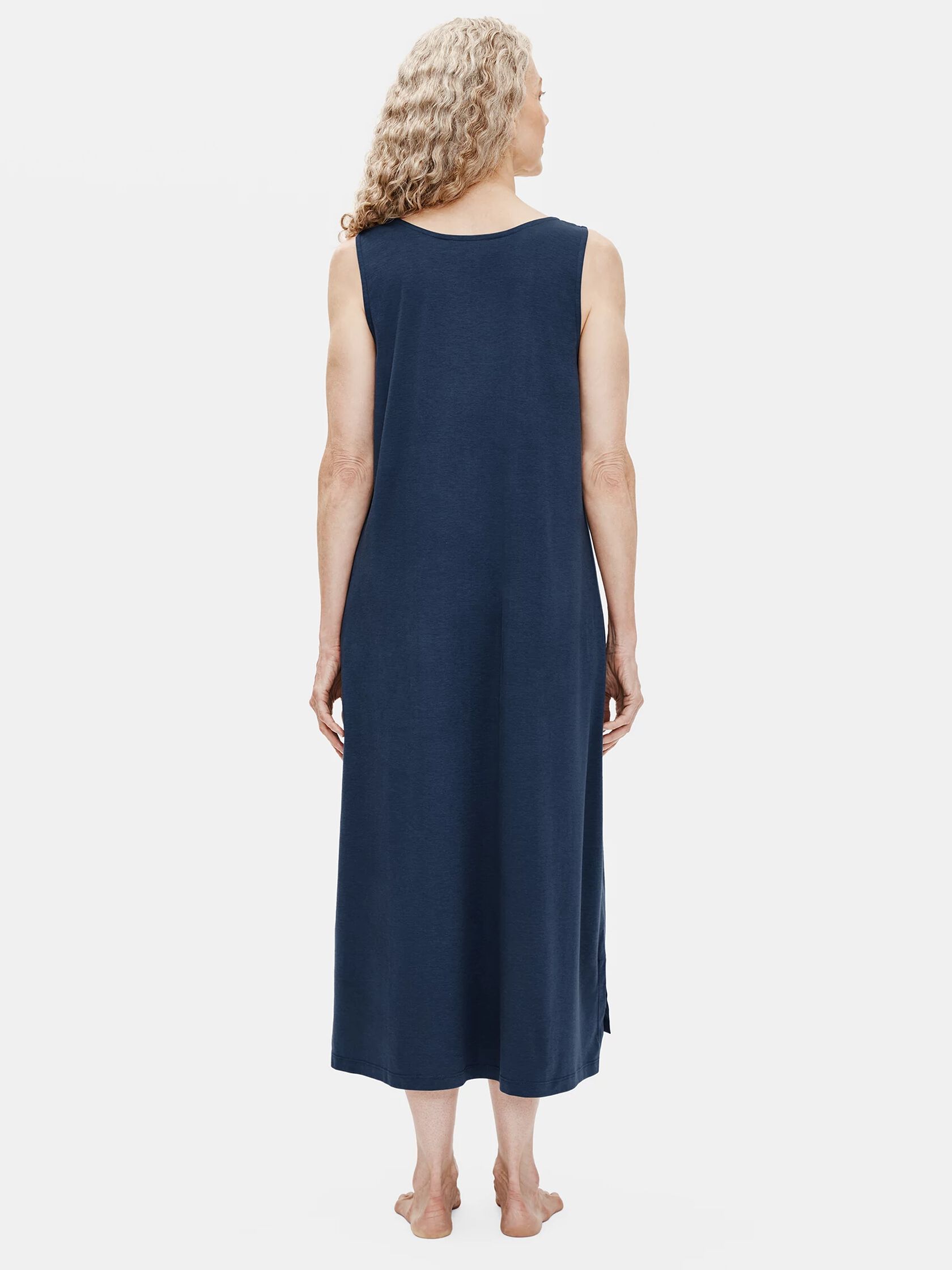 Cozy Organic Cotton Interlock Tank Dress