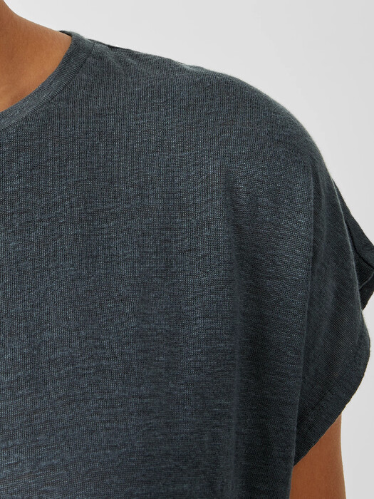 Organic Linen Jersey Square Top